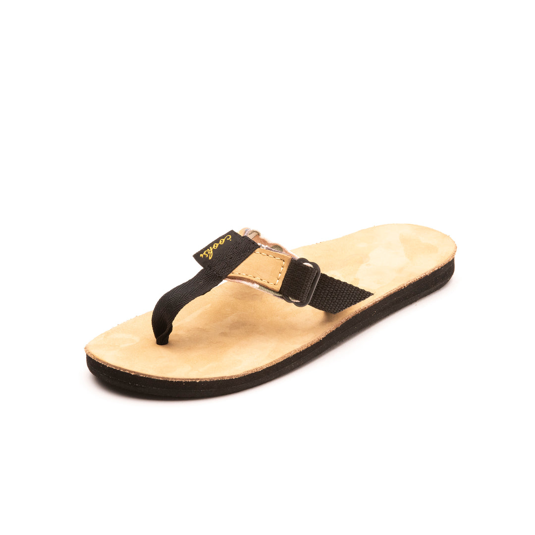 Mens Leather Flip Flops and Cork Sandals | Cooks Flips  Used llc