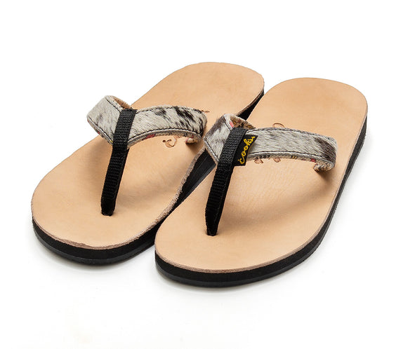 cow hide flop
