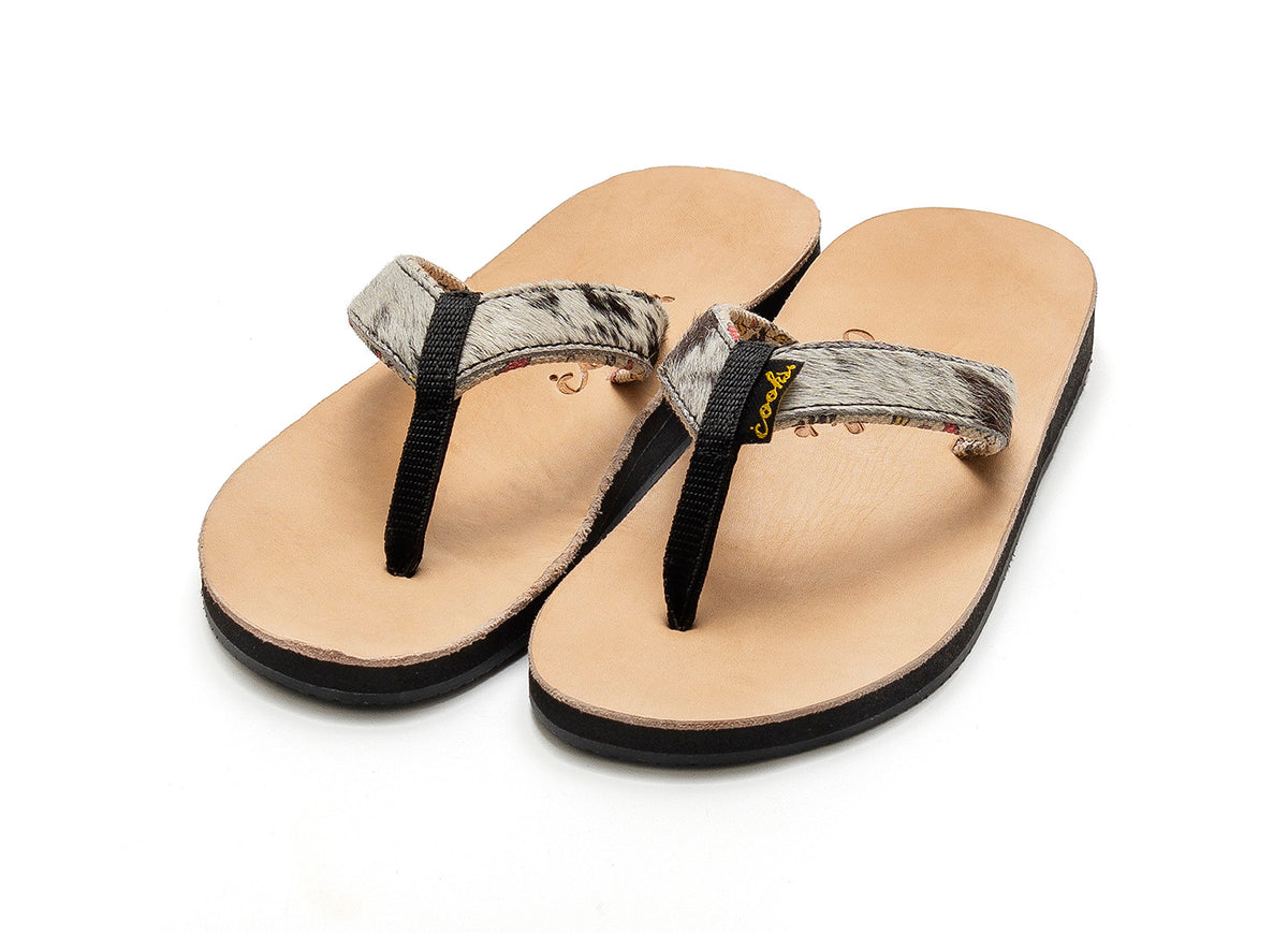 cow hide flop