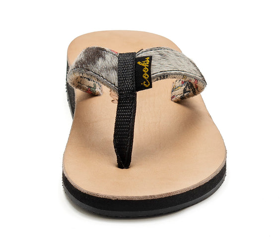 cow hide flop