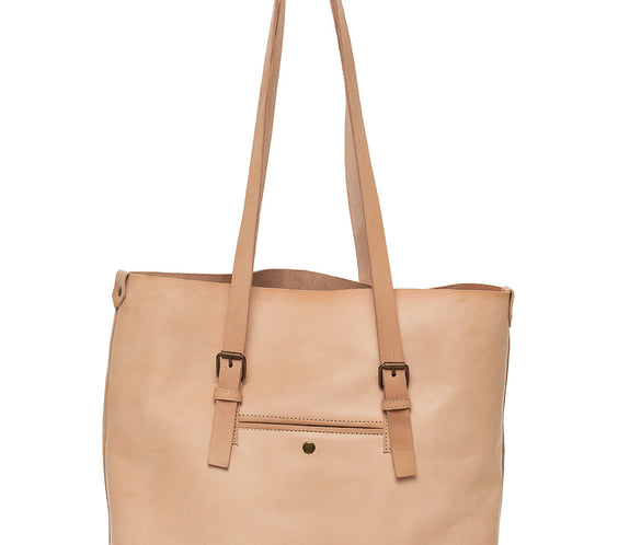 The Field Bag - Vegetable Tanned Leather Tote XL