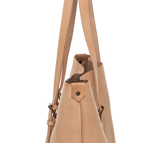 The Field Bag - Vegetable Tanned Leather Tote XL