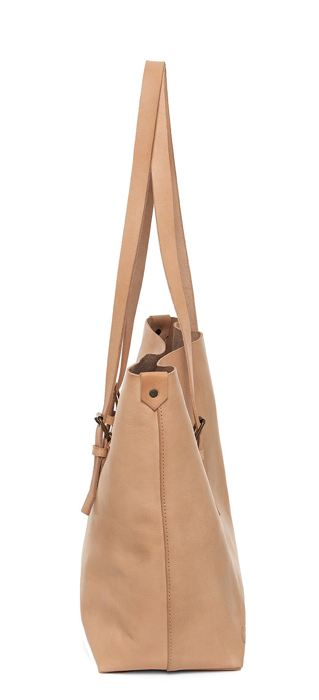 The Field Bag - Vegetable Tanned Leather Tote XL