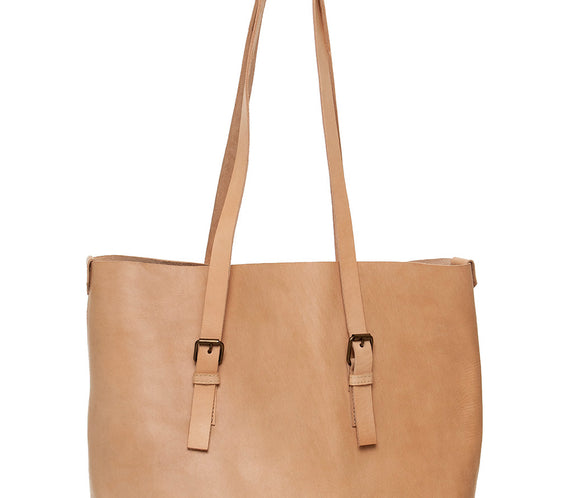 The Field Bag - Vegetable Tanned Leather Tote XL