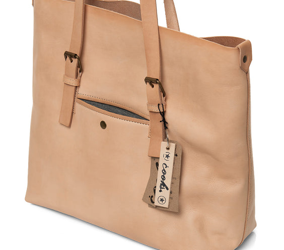 The Field Bag - Vegetable Tanned Leather Tote XL