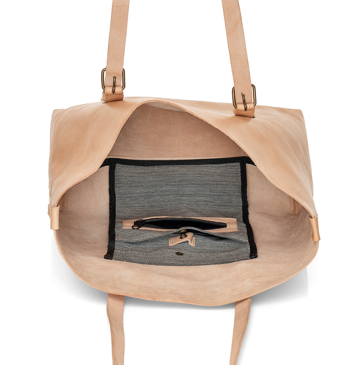 The Field Bag - Vegetable Tanned Leather Tote XL