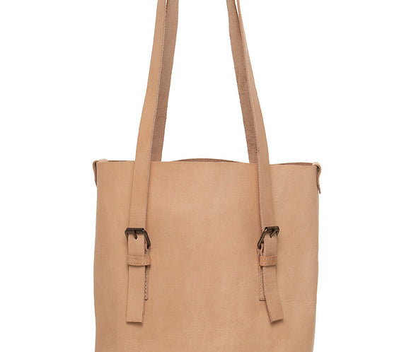 The Field Bag - Vegetable Tanned Leather Tote Large