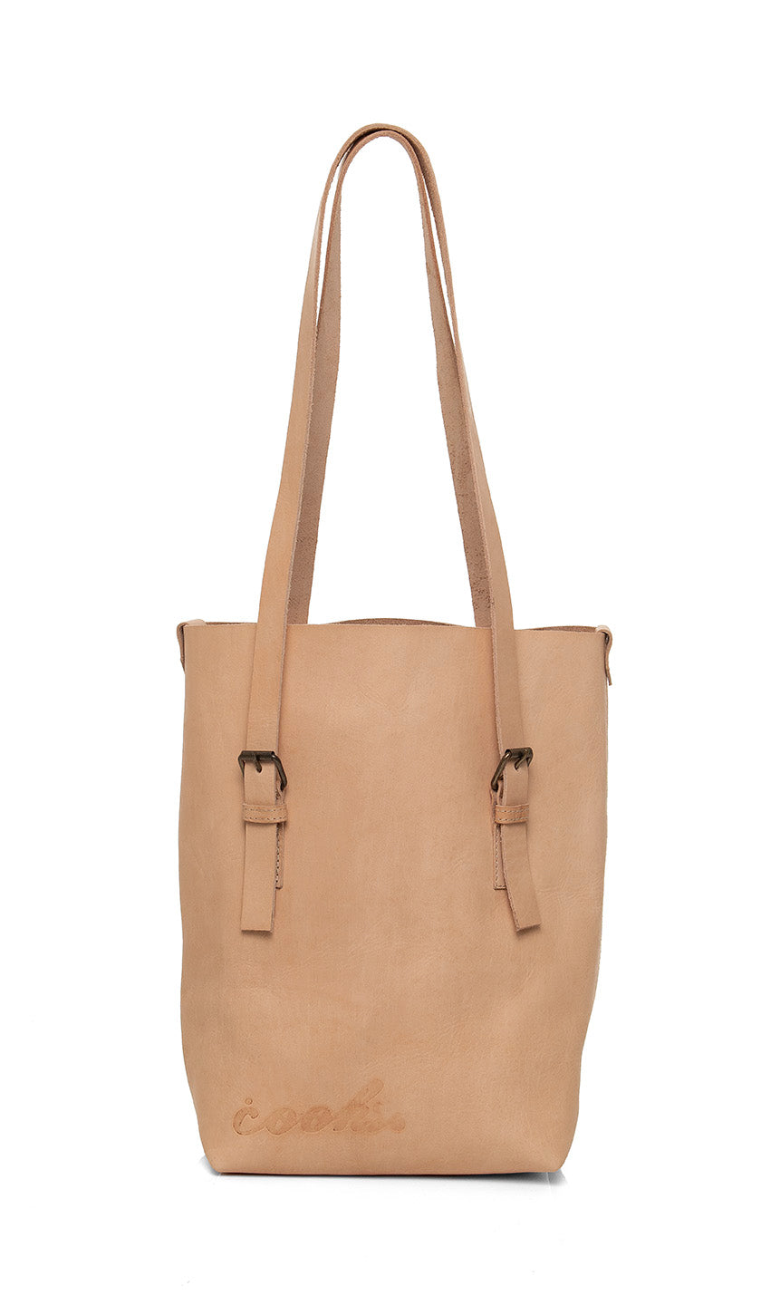 The Field Bag - Vegetable Tanned Leather Tote Large