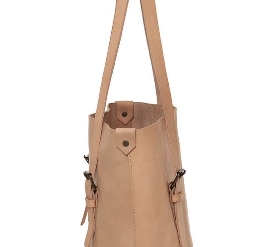 The Field Bag - Vegetable Tanned Leather Tote Large