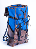 Ford Blue Bomber Bag - Leather & Canvas Backpack