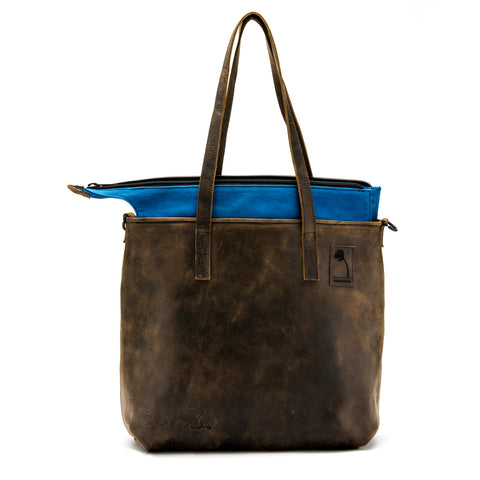 Mississippi Galaxy Bag - Large Leather Tote Bag